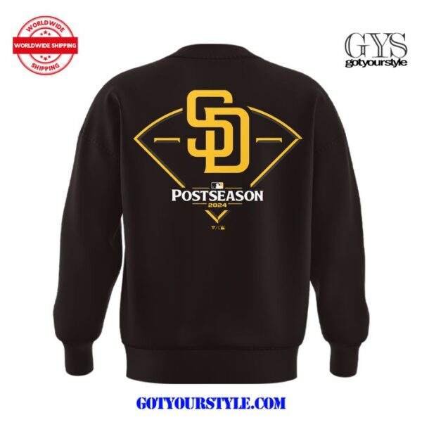 San Diego Padres 2025 MLB Postseason Locker Room Sweatshirt - Image 3