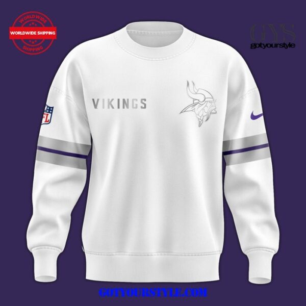 Minnesota Vikings Winter Warrior 2025 Limited Sweatshirt - Image 3