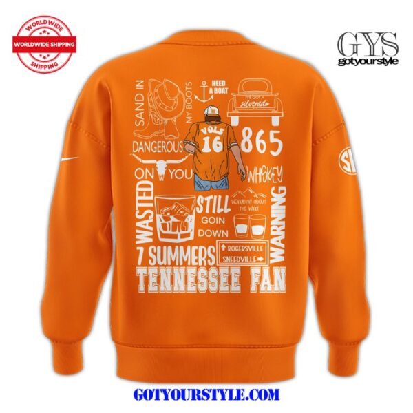 Morgan Wallen Neyland Stadium 2025 Orange Sweatshirt - Image 3