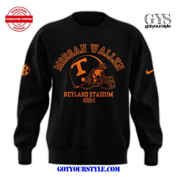Morgan Wallen Neyland Stadium 2025 Black Sweatshirt - Image 2