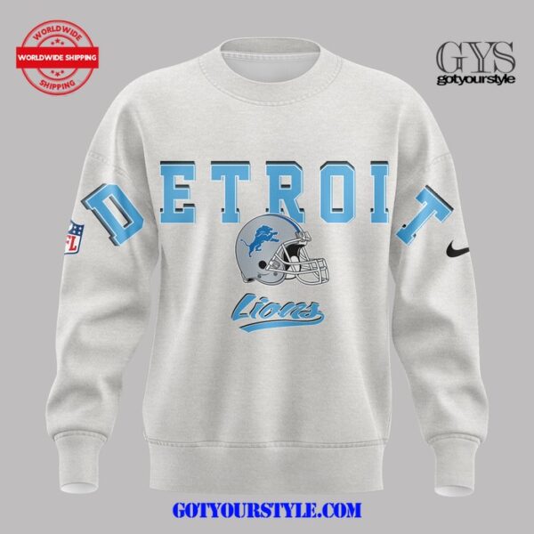 Detroit Lions One Pride Limited Edition Grey Sweatshirt - Image 2