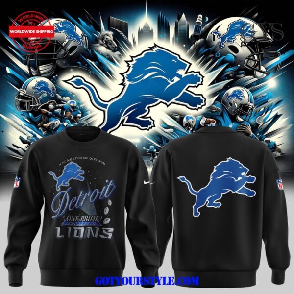 Detroit Lions One Pride Limited Edition Black Sweatshirt