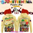Los Angeles Dodgers Juneteenth Freedom Day 2025 Hoodie T-shirt Sweatshirt All Merchandise