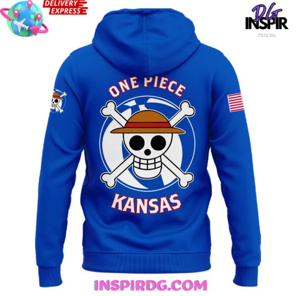 Kansas Jayhawks Men's Basketball One Piece Night Hoodie T-shirt Sweatshirt All Merchandise - Image 3