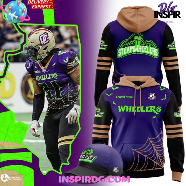 Quad City Steamwheelers Halfway to Halloween Night 2025 Hoodie T-shirt Sweatshirt All Merchandise