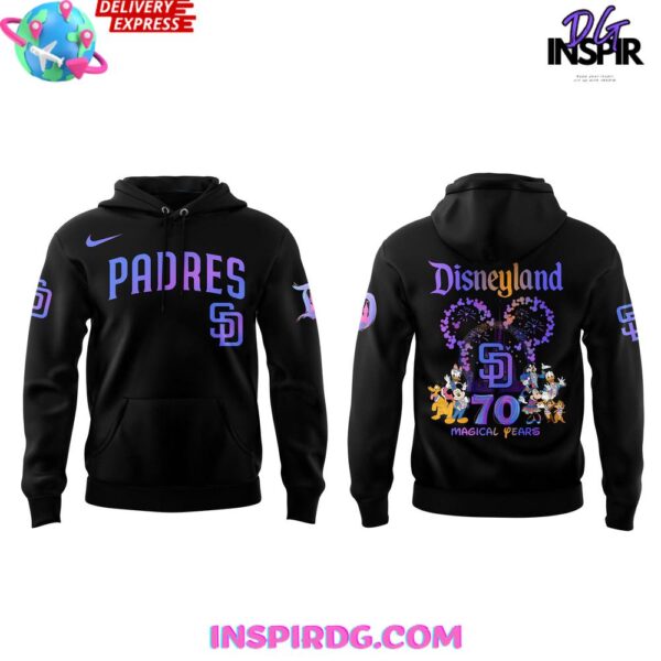 San Diego Padres 70th Magical Years Special Hoodie T-shirt Sweatshirt All Merchandise - Image 2