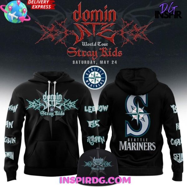 Seattle Mariners Stray Kids Dominate World Tour Special Hoodie T-shirt Sweatshirt All Merchandise