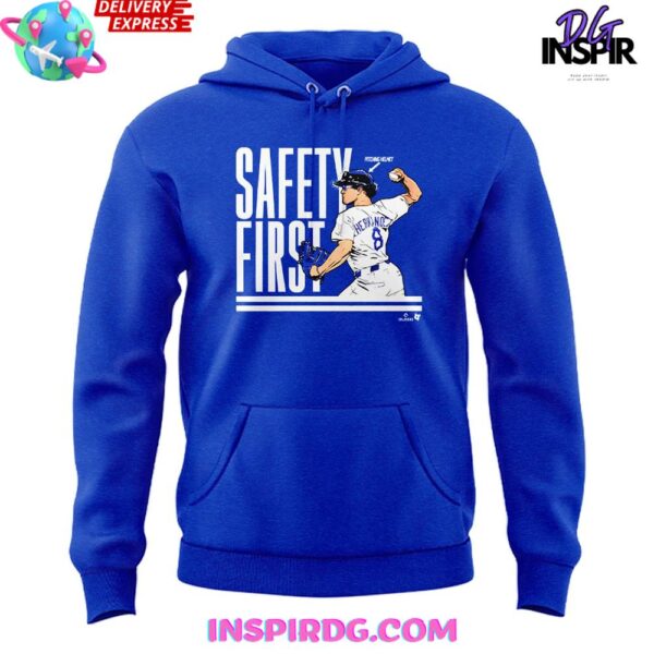 Los Angeles Dodgers “Safety First” Special MLB Hoodie T-shirt Sweatshirt All Merchandise - Image 2