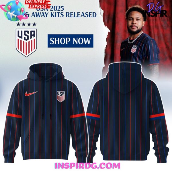 Men's USMNT 2025 Heartbeat Away Stadium Special Hoodie T-shirt Sweatshirt All Merchandise
