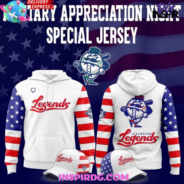 Lexington Legends Military Appreciation Night 2025 Hoodie T-shirt Sweatshirt All Merchandise
