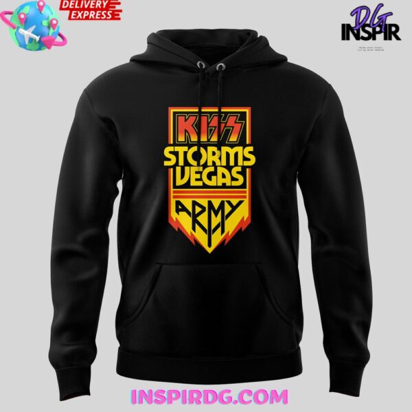 KISS Storms Vegas 50th Anniversary Special Edition Hoodie T-shirt Sweatshirt All Merchandise - Image 2