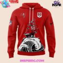 Tampa Bay Buccaneers Celebrate The Legacy of 50 Seasons Red Hoodie T-shirt Sweatshirt All Merchandise