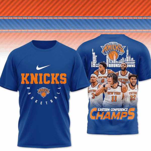 New York Knicks 2025 Eastern Conference Champions T-Shirt New York Knicks Merch Gifts For Fans