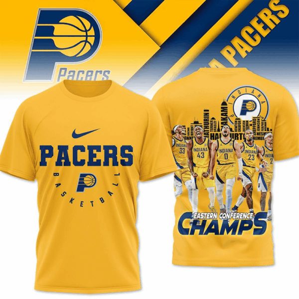 Indiana Pacers 2025 Eastern Conference Champions T-Shirt Indiana Pacers Merch Father’s Day Gifts