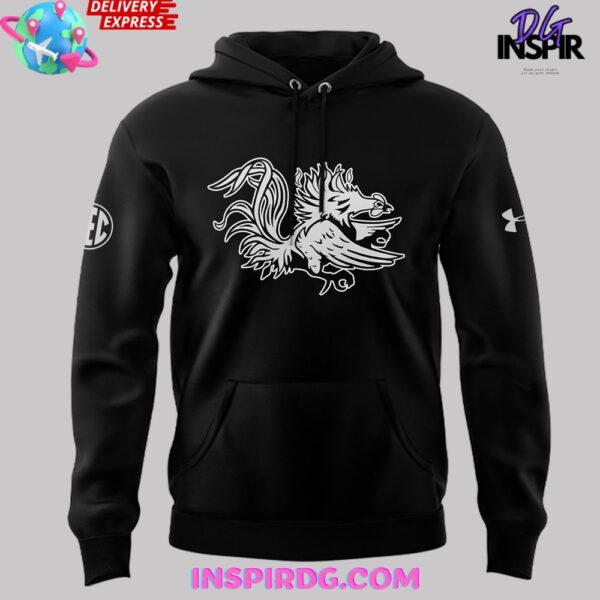South Carolina Gamecocks American Flag Special Black Hoodie - Image 2