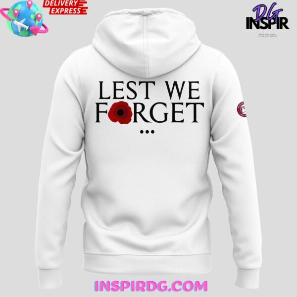 Detroit Tigers Lest We Forget 2025 Memorial Hoodie - Image 3