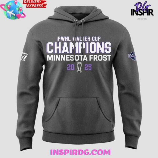 Minnesota Frost PWHL Walter Cup Champions 2025 Hoodie - Image 2
