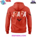Offical Rafael Nadal Roland Garros Merci Rafa 2025 Orange Hoodie