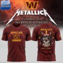 Washington Commanders x Metallica M72 World Tour T-Shirt