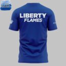 Liberty Flames Go Flames Go God Blue Shirt