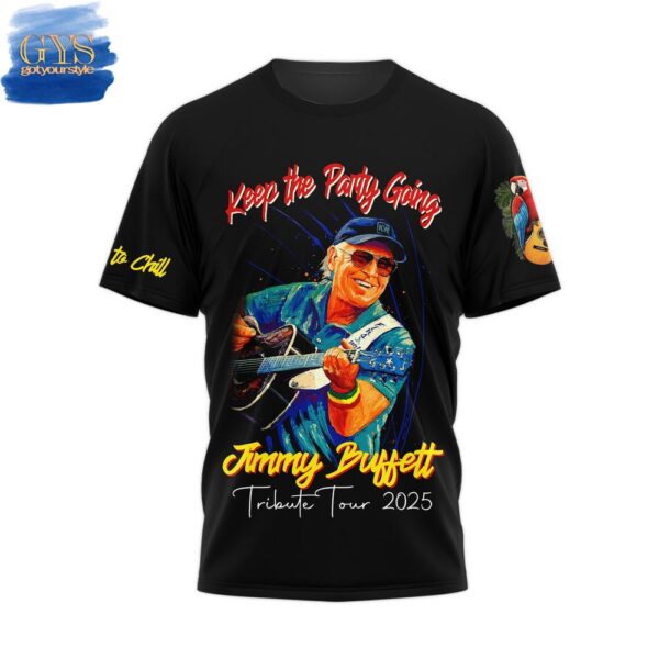Jimmy Buffett Tribute Tour 2025 T-Shirt - Image 3