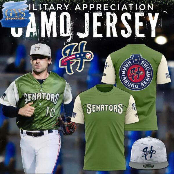 Harrisburg Senators Military Appreciation Limited Edition T-Shirt