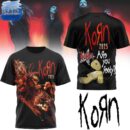 Korn 2025 Poster Tour Limited Edition T-Shirt