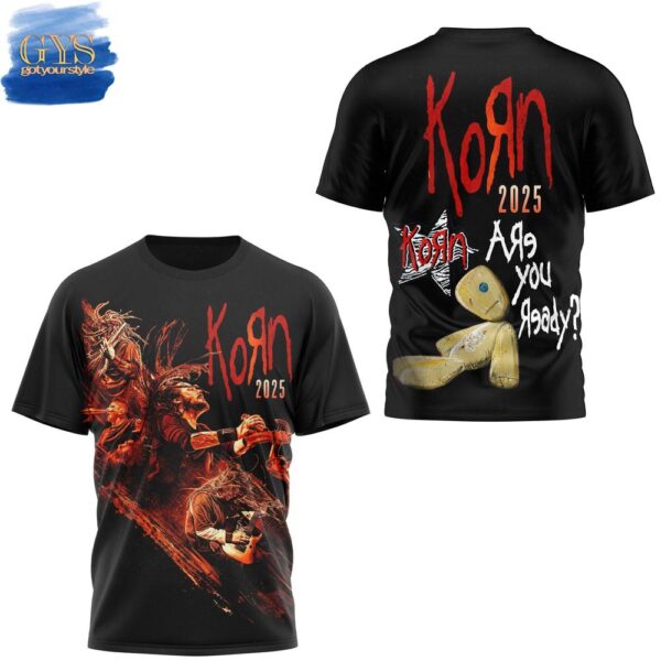 Korn 2025 Poster Tour Limited Edition T-Shirt - Image 2
