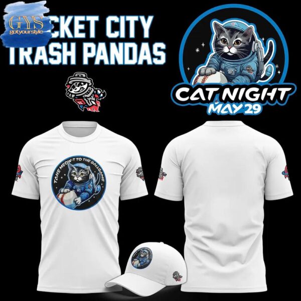 Rocket City Trash Pandas Cat Night Special Edition T-Shirt