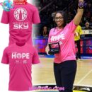 Chicago Sky Play4Kay HOPE Breast Cancer Awareness Special T-Shirt