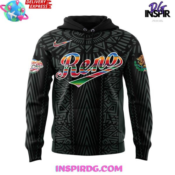 Reno Aces Mexican Heritage Night 2025 Black Hoodie - Image 2