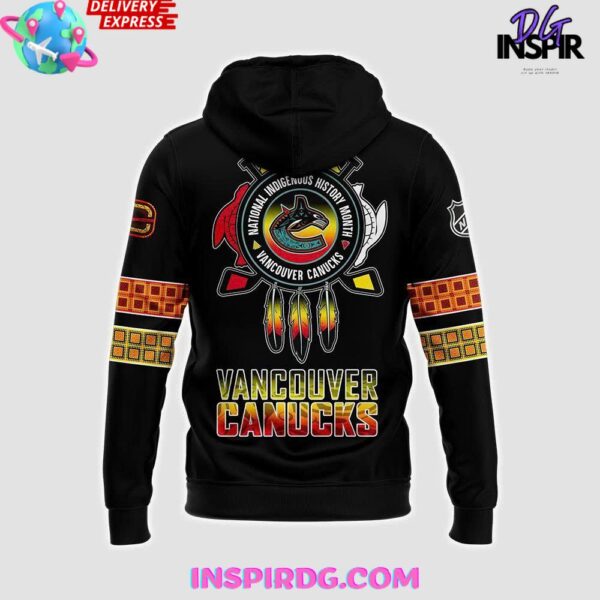 Vancouver Canucks 2025 National Indigenous History Personalized Hoodie - Image 3