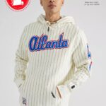 Urban Outfitters Pro Standard Atlanta Braves Retro Classic Hoodie Sweatshirt