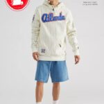 Urban Outfitters Pro Standard Atlanta Braves Retro Classic Hoodie Sweatshirt