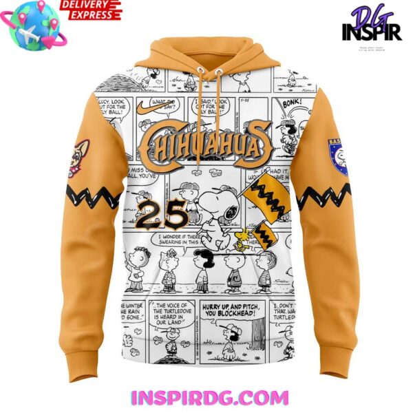 El Paso Chihuahuas 75th Anniversary of Peanuts Special Hoodie - Image 2