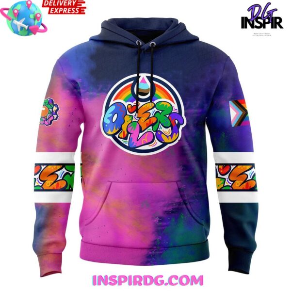 Edmonton Oilers 2025 Pride Month NFL Hoodie - Image 2
