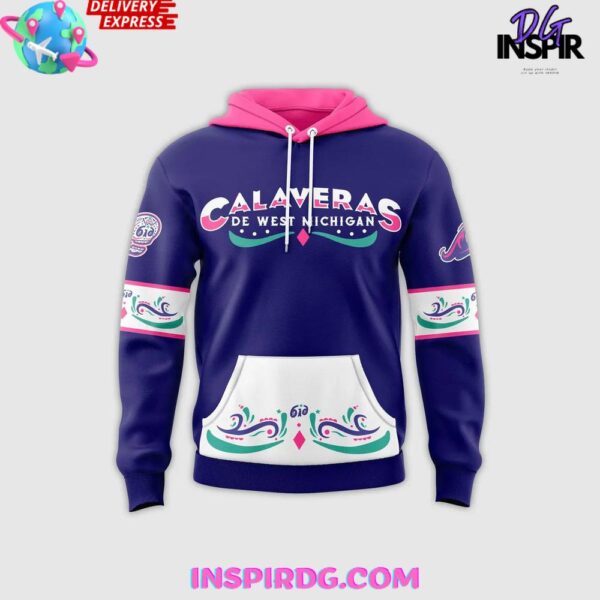 West Michigan Whitecaps 2025 Calaveras de West Michigan Hoodie - Image 2