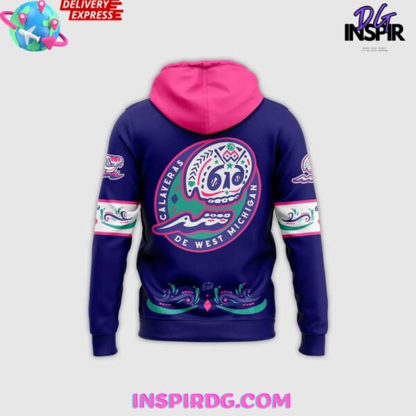 West Michigan Whitecaps 2025 Calaveras de West Michigan Hoodie - Image 3