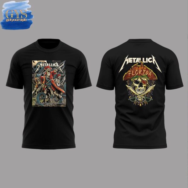 M72 World Tour Tampa Florida Metallica T-Shirt - Image 2