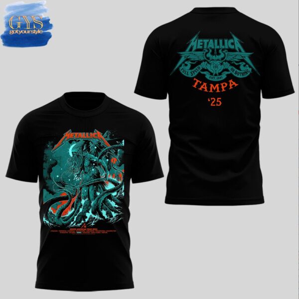 Metallica M72 World Tour Tampa Limited Edition T-Shirt - Image 2