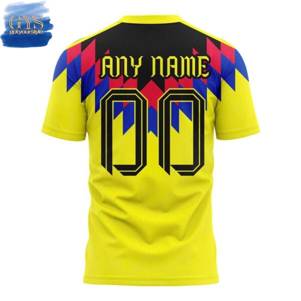 Club America '90s Retro Home Uniform Limited Edition T-Shirt - Image 3