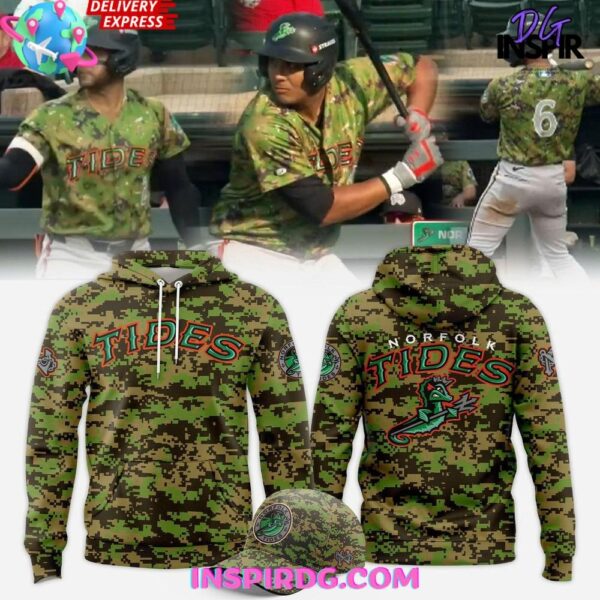 Norfolk Tides Military Appreciation 2025 Hoodie