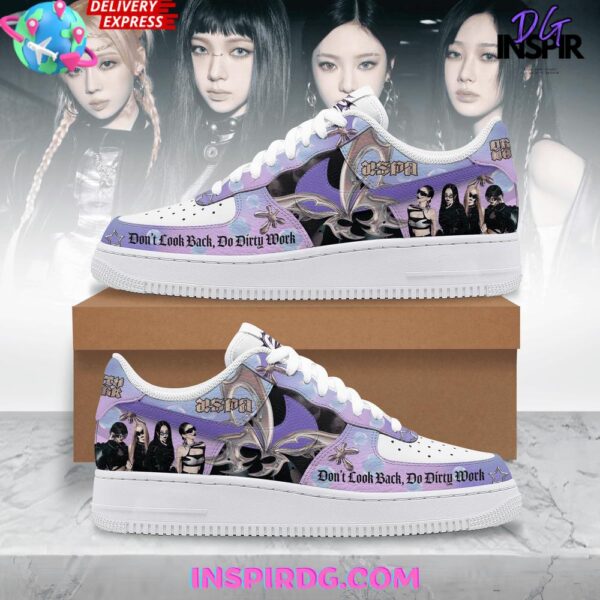 AESPA Limited Edition Air Force 1 Sneakers