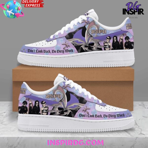AESPA Limited Edition Air Force 1 Sneakers - Image 2