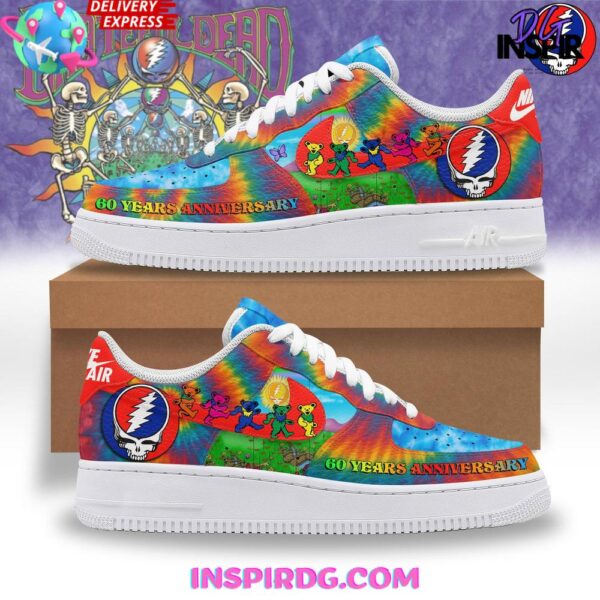 Grateful Dead 60 Years Anniversary Limited Air Force 1 Sneakers