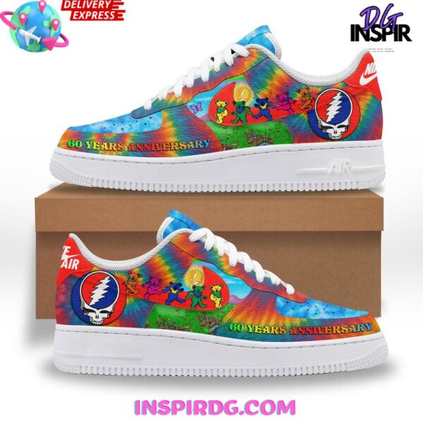Grateful Dead 60 Years Anniversary Limited Air Force 1 Sneakers - Image 2