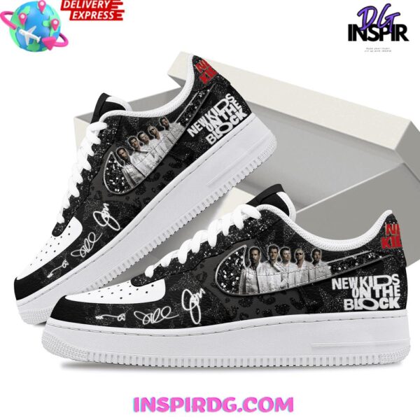New Kids On The Block (NKOTB) Limited Edition Air Force 1 Sneakers - Image 3