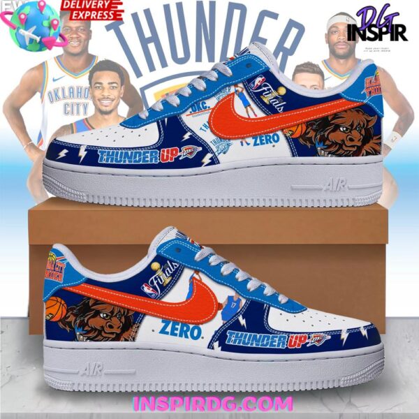 Oklahoma City Thunder UP Performance Air Force 1 Sneakers
