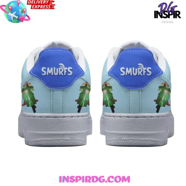 Smurf It Up Limited Edition Air Force 1 Sneakers - Image 4