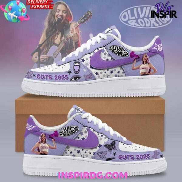 Olivia Rodrigo GUTS 2025 Edition Air Force 1 Sneakers